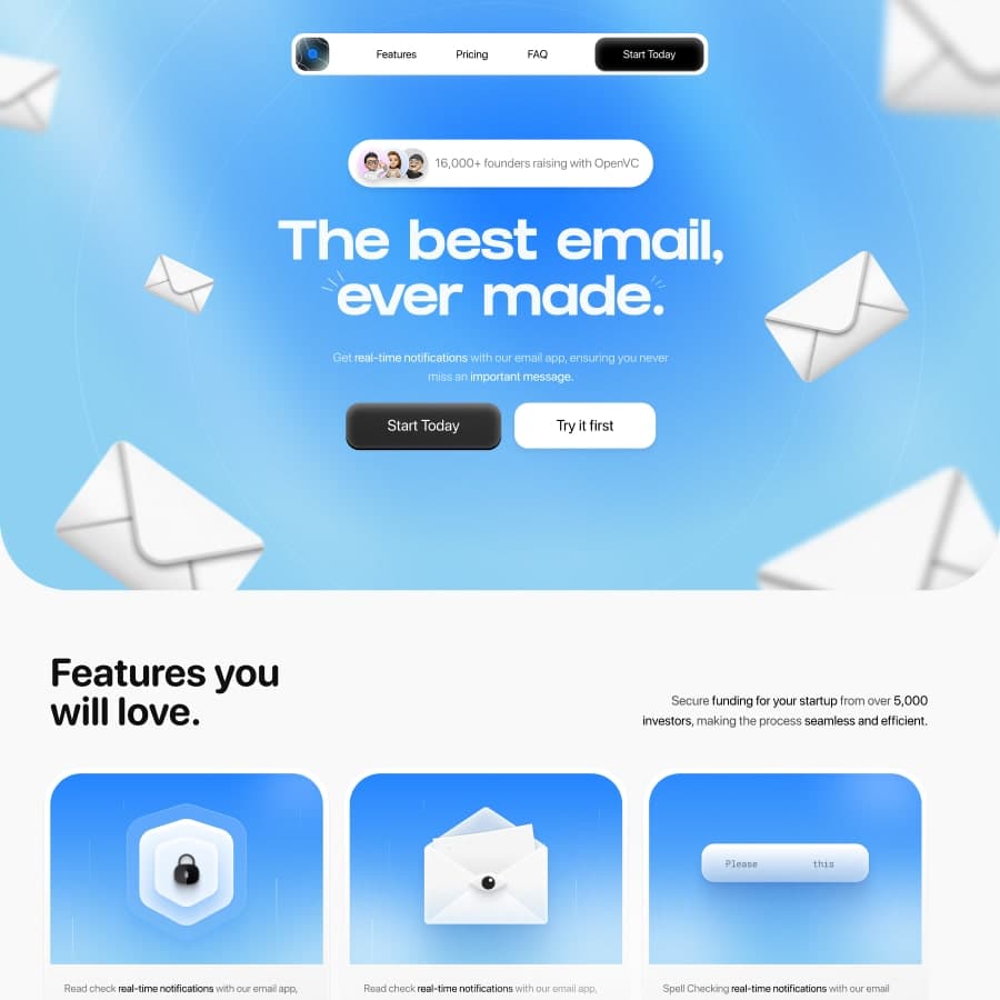 Dark theme app interface mockup
