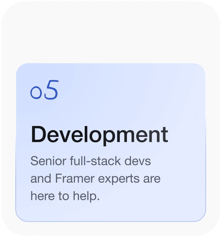 Development process step pin